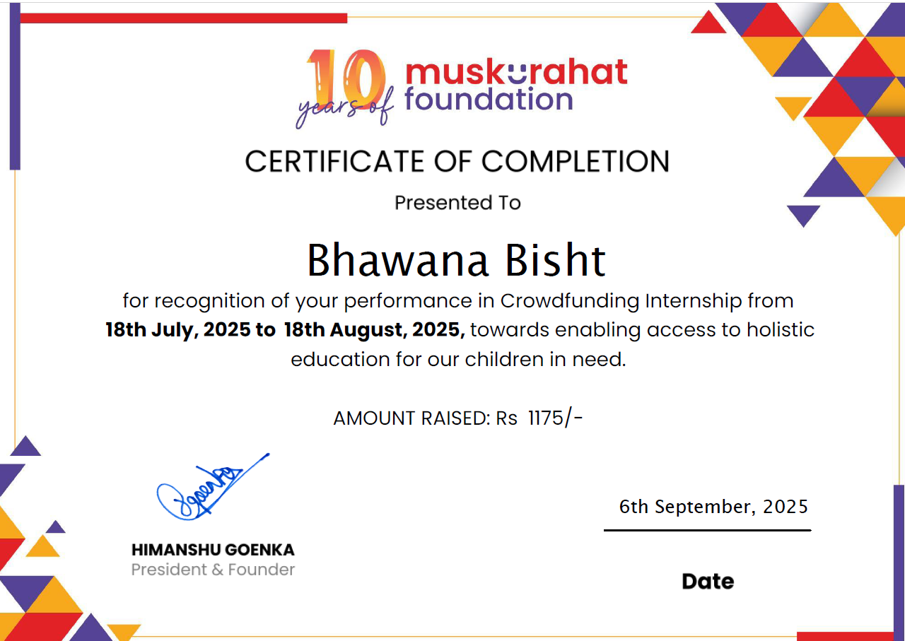 Crowdfuncding Internship