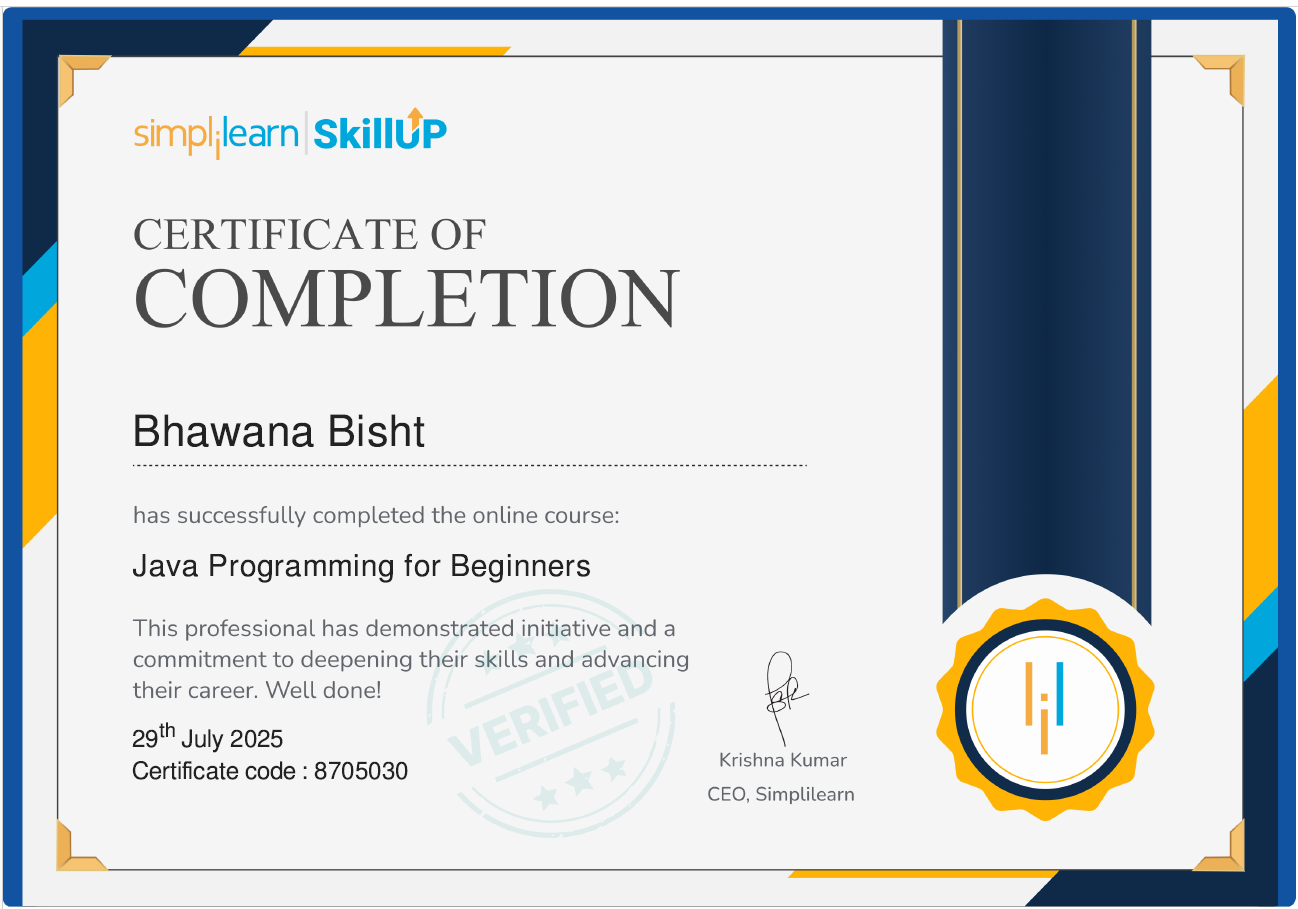 Java Progarmming